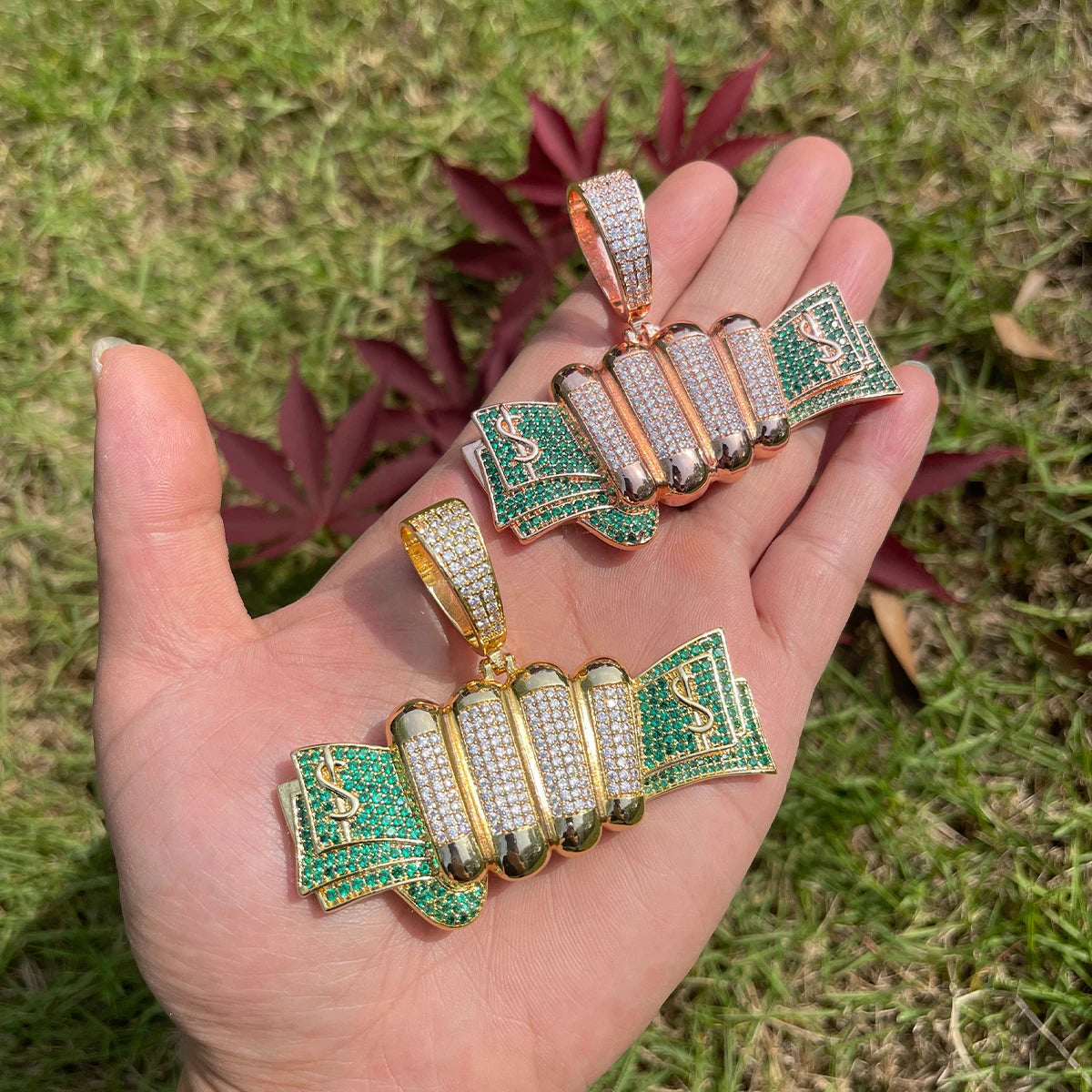 Bling "Getting Cash" Pendant