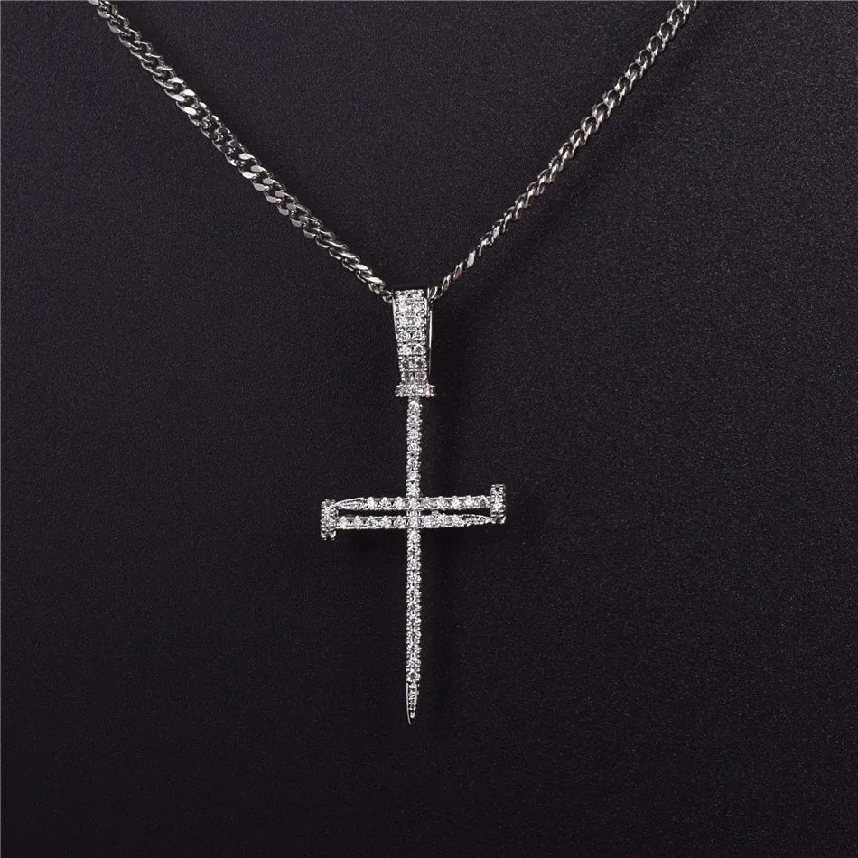 Bling "Cross" Pendant VIII