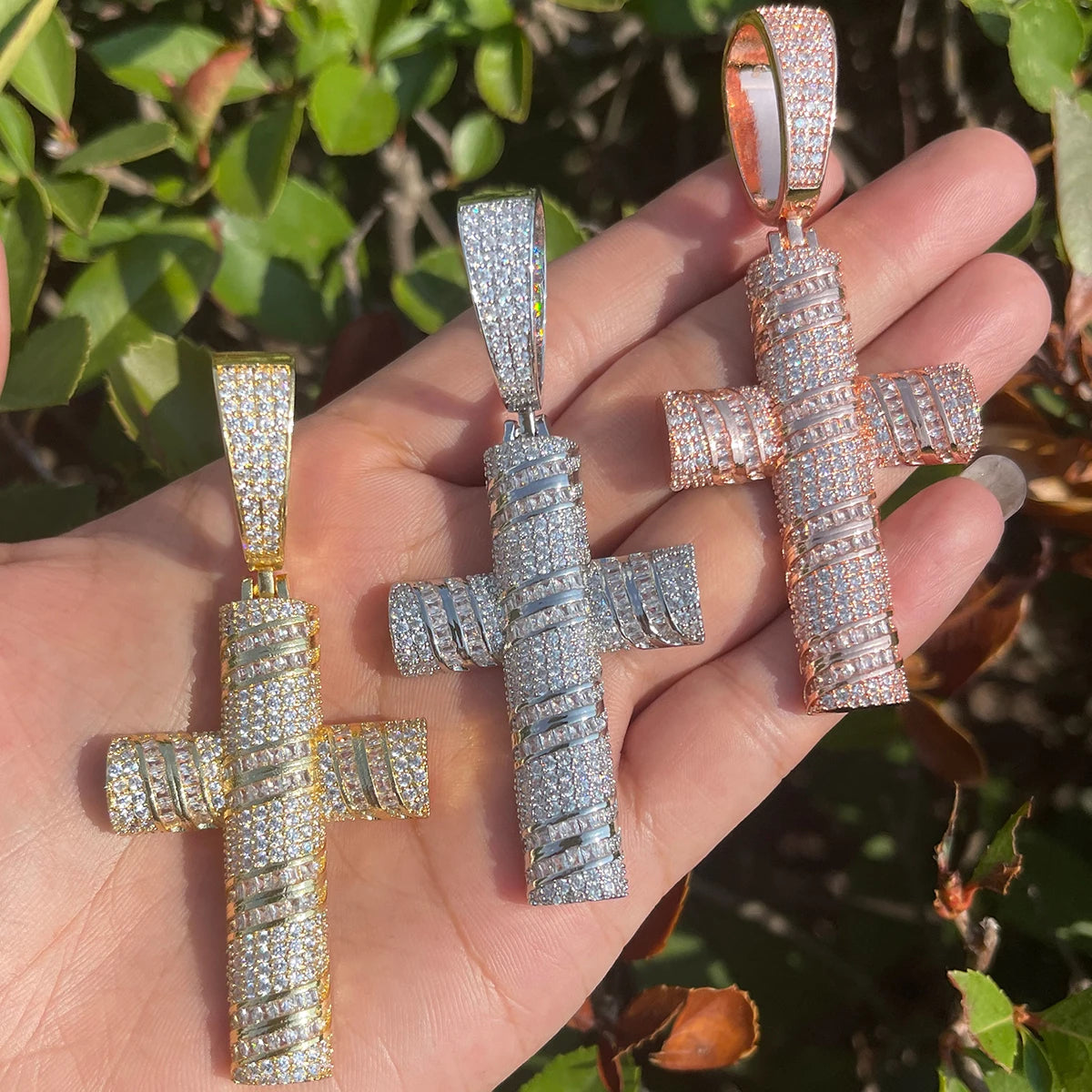 Bling "Cross" Pendant XXII