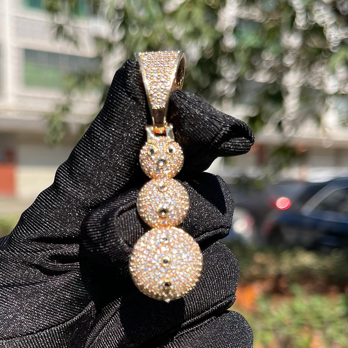 Bling "Snowman" Pendant