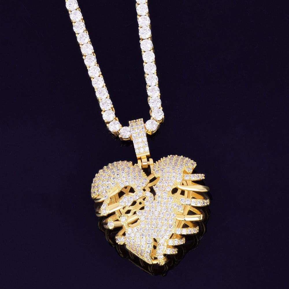 Bling "Heartless" Pendant
