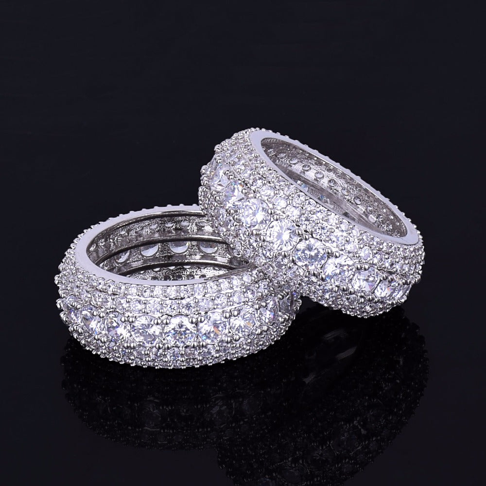 Bling "Tennis" Micro Paved Ring