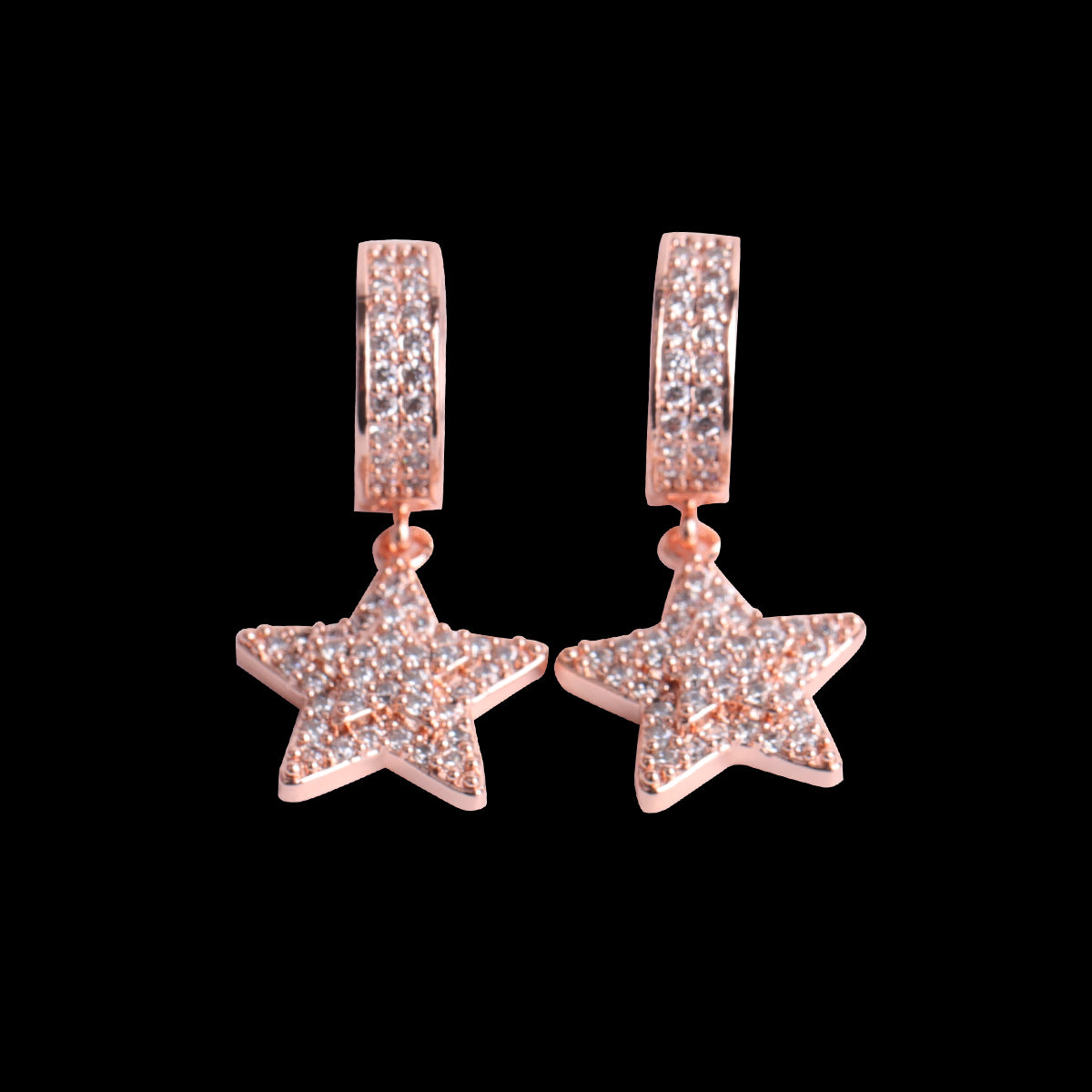 Bling "Star" Hoop Earring