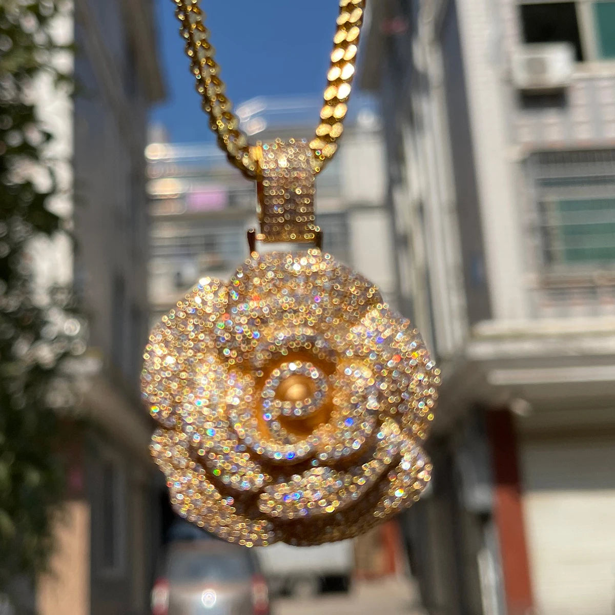 Bling "Rose" Pendant