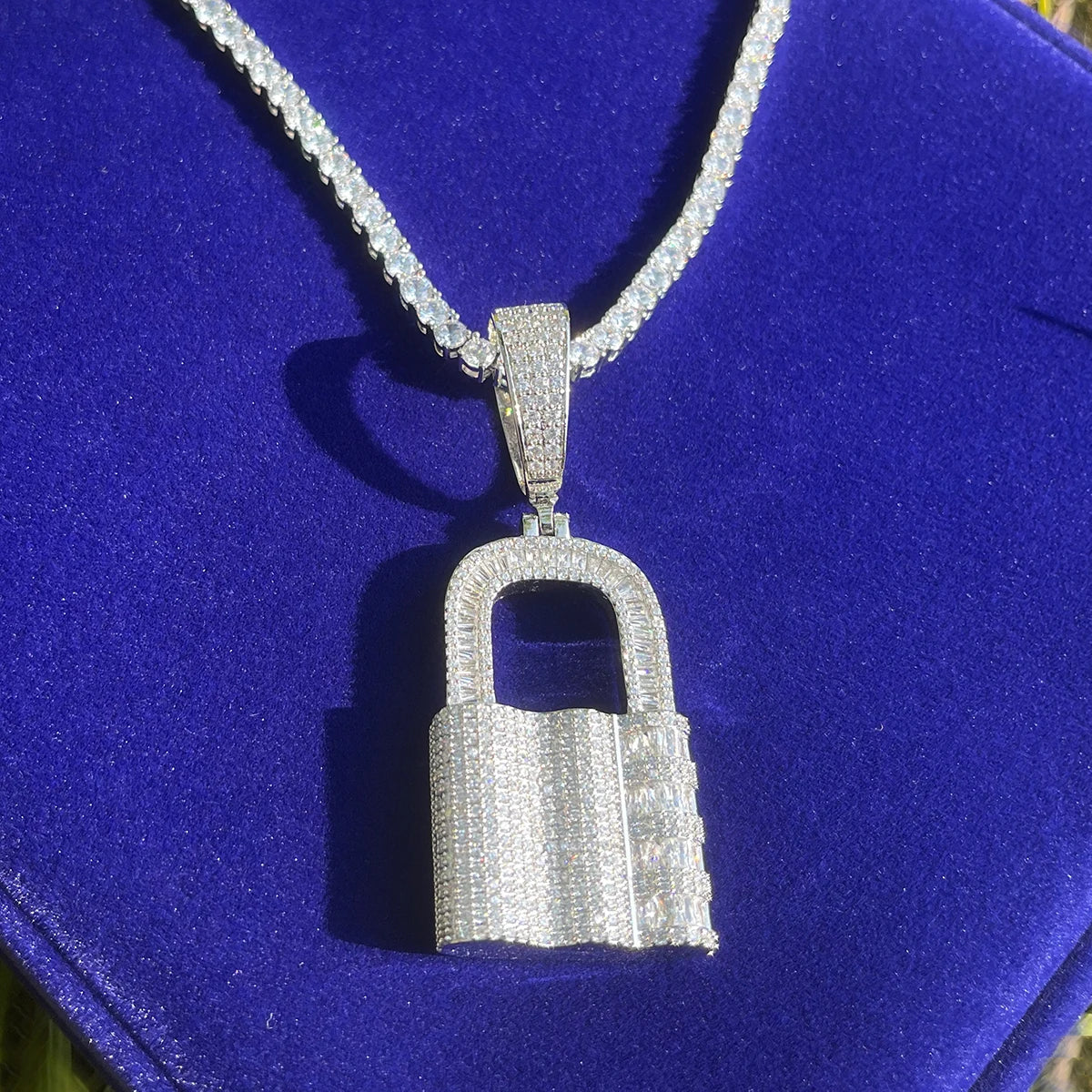 Bling "Lock" Pendant II
