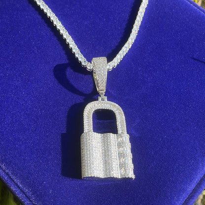 Bling "Lock" Pendant II