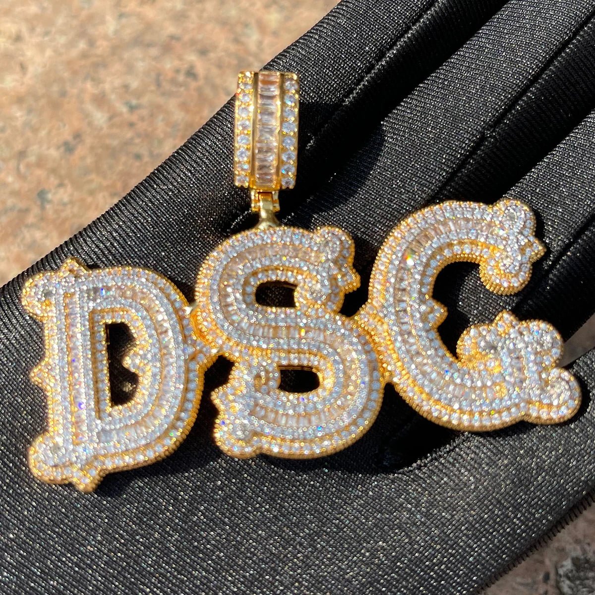 Bling "Trappin' Hard" Custom Pendant
