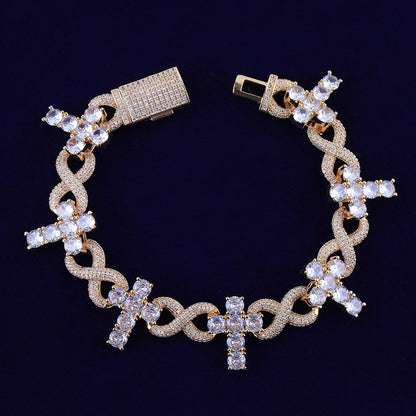 Bling "Infinity Cross" Bracelet II
