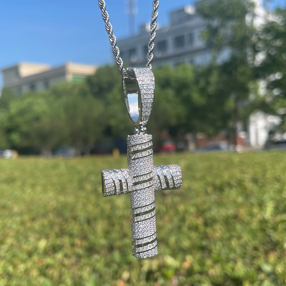 Bling "Cross" Pendant XXII