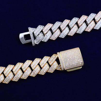 Bling "Prong Cuban" Bracelet 25mm