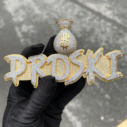 Bling "Money Bag" Custom Pendant IV