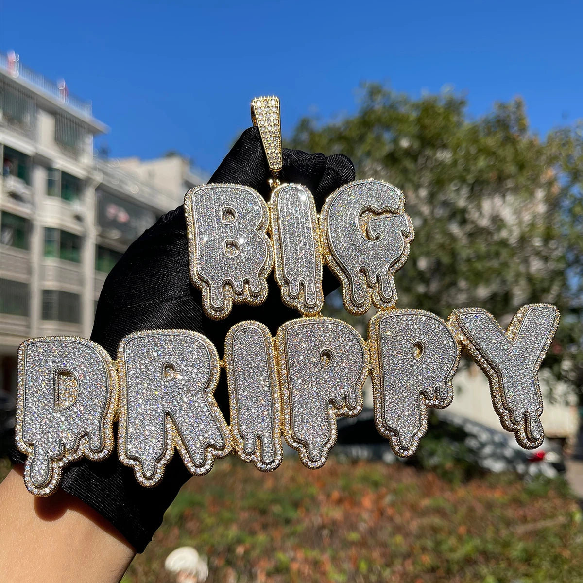 Bling "Big Drip" Custom Pendant