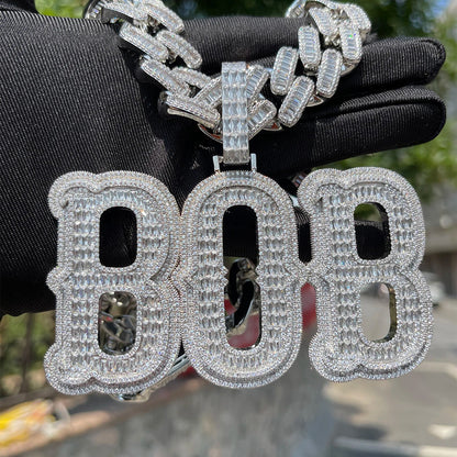 Bling "Baguettes" Custom Pendant IV