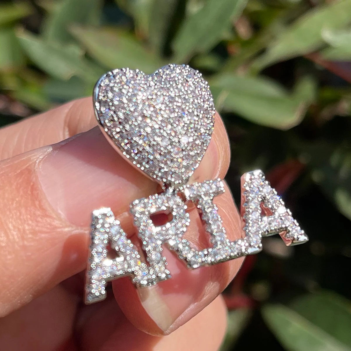 Bling "Love" Custom Pendant