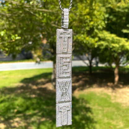 Bling "Xanax" Custom Pendant