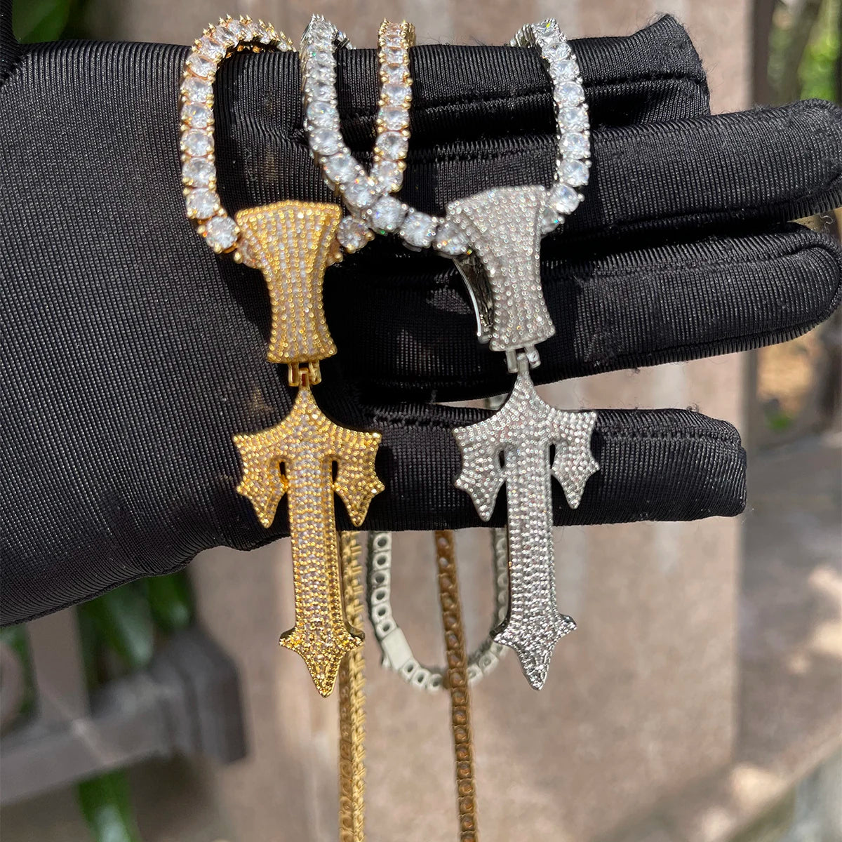 Bling "Trapstar" Pendant