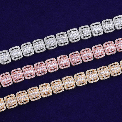 Bling "Baguette" Tennis Bracelet