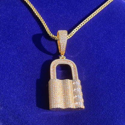 Bling "Lock" Pendant II