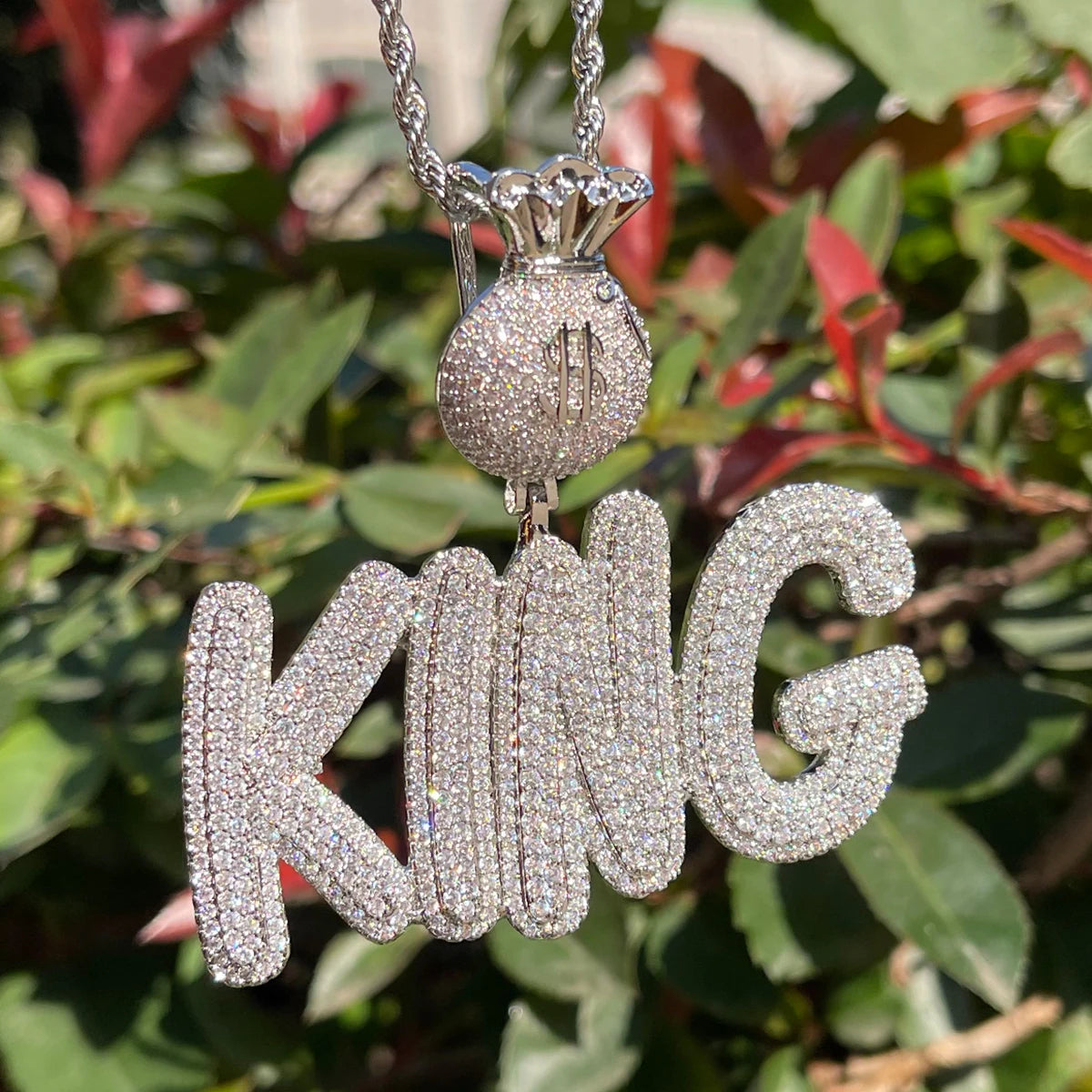 Bling "Money Bag" Custom Pendant II