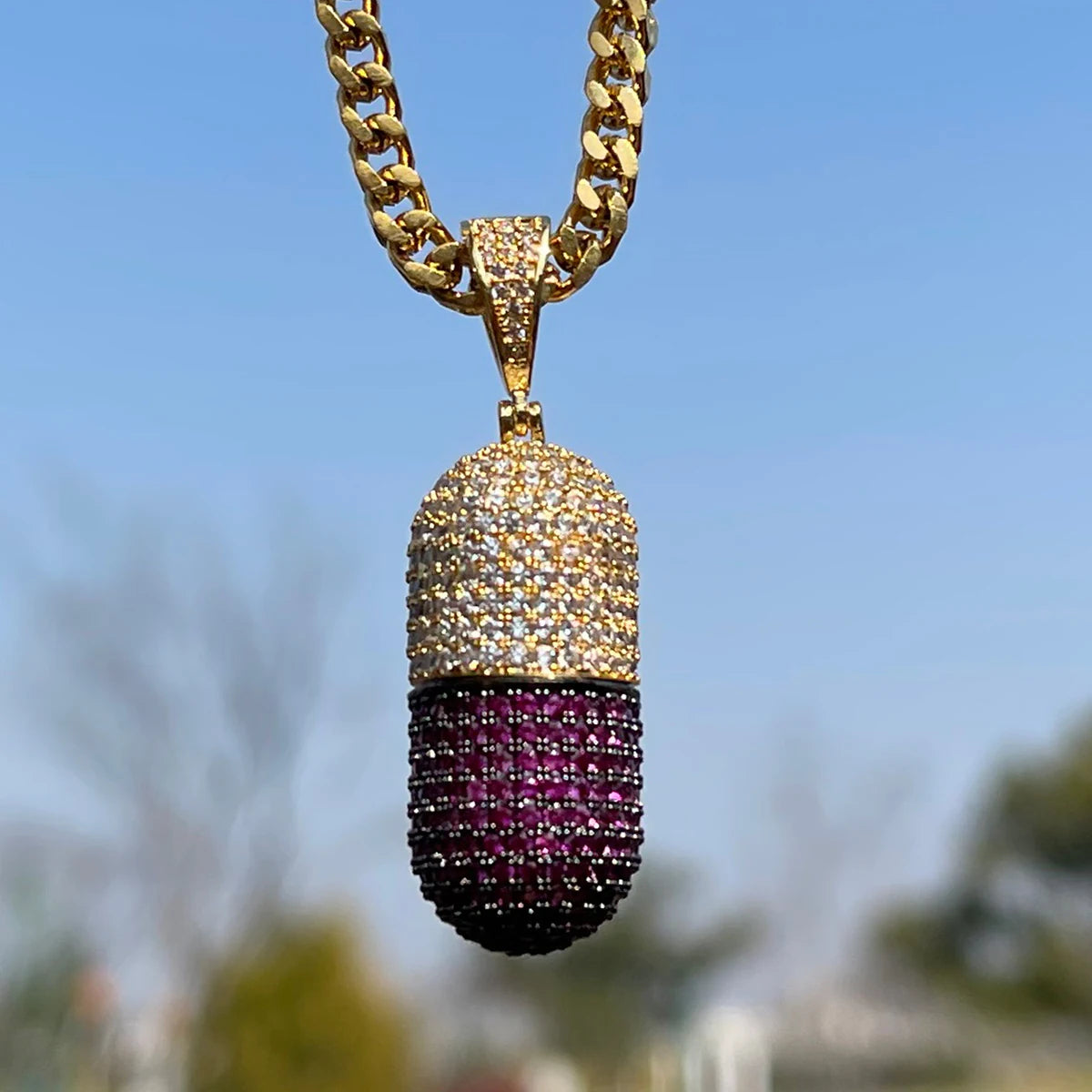 Bling "Magic Pill" Pendant