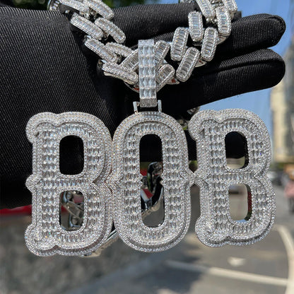 Bling "Baguettes" Custom Pendant IV