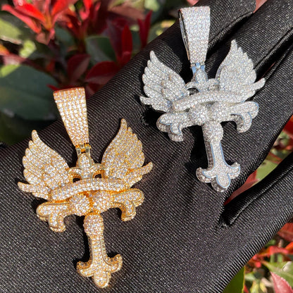 Bling "Cross" Pendant XVIII