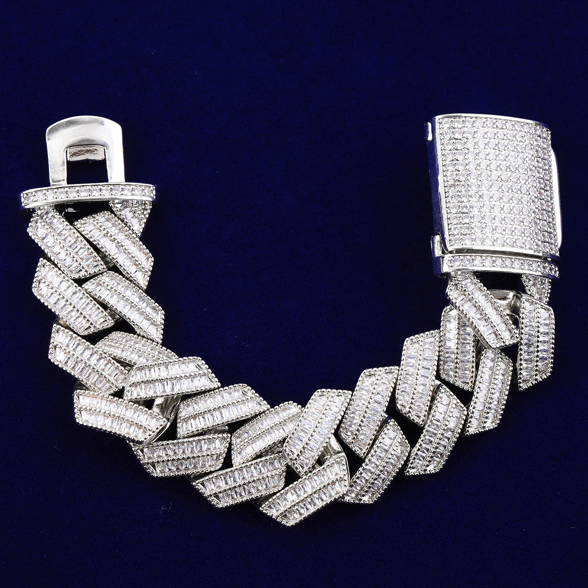 Bling "Prong Cuban" Bracelet 25mm