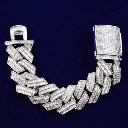 Bling "Prong Cuban" Bracelet 25mm