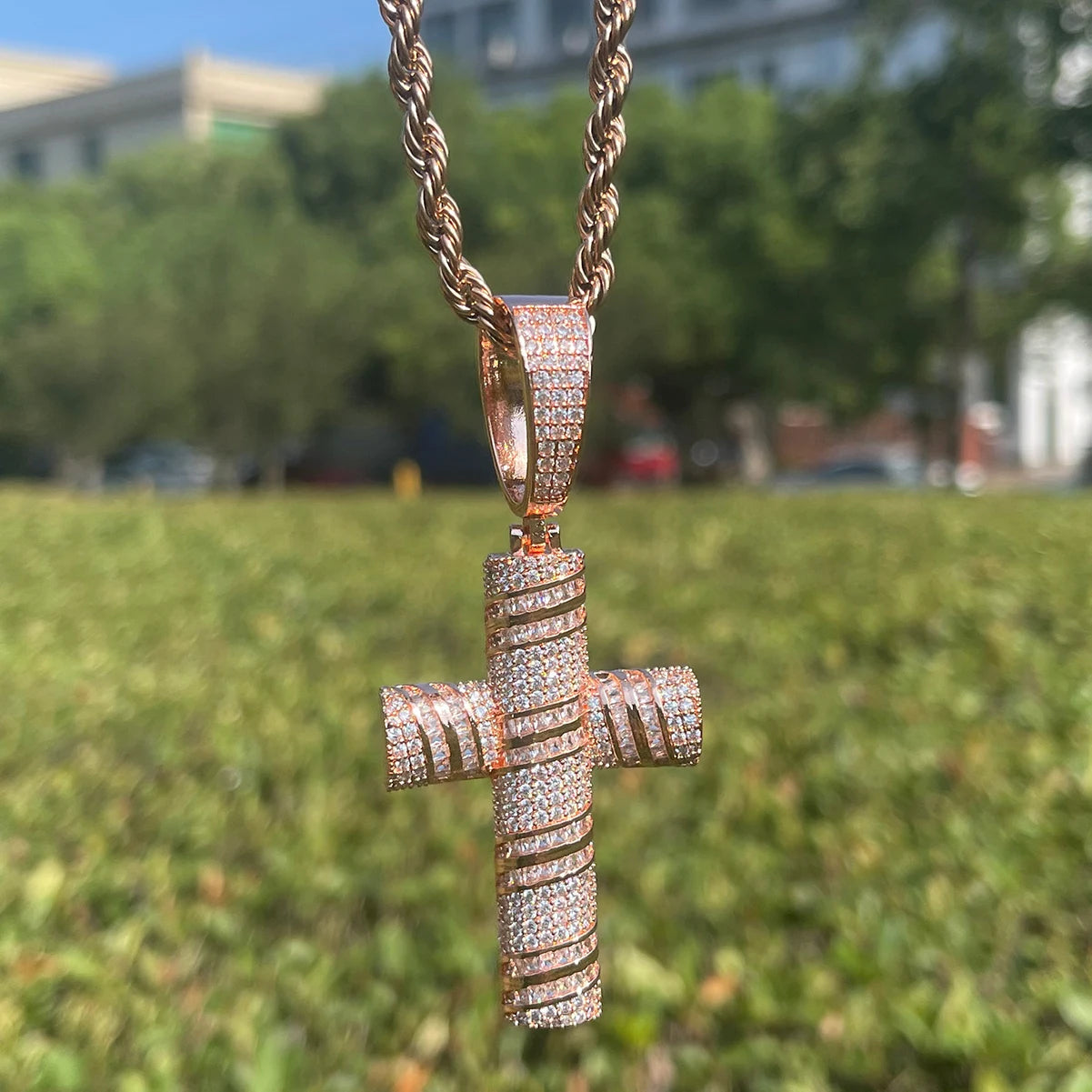 Bling "Cross" Pendant XXII
