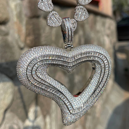 Bling "Big Heart" Pendant