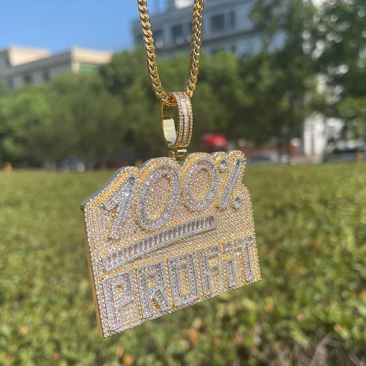 Bling "Profit" Pendant