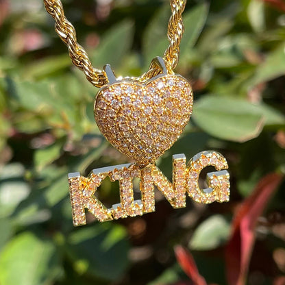 Bling "Love" Custom Pendant