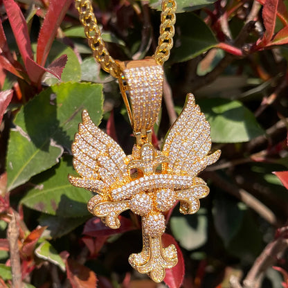 Bling "Cross" Pendant XVIII