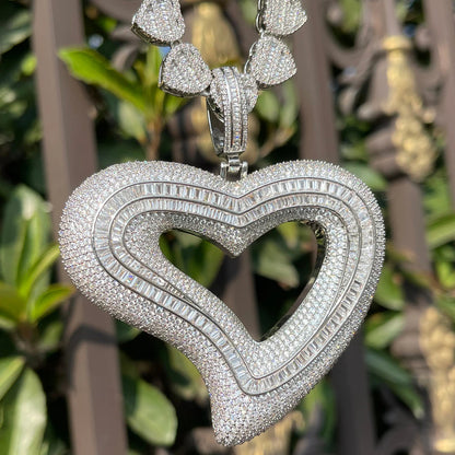 Bling "Big Heart" Pendant