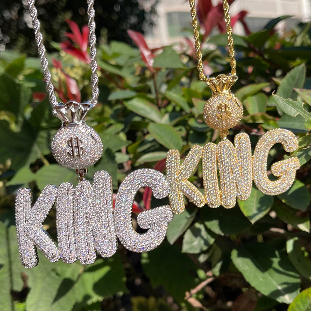 Bling "Money Bag" Custom Pendant II