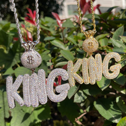 Bling "Money Bag" Custom Pendant II