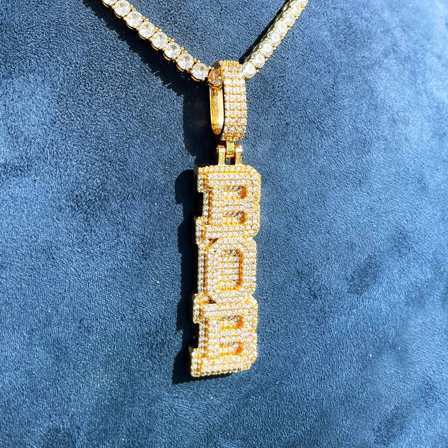 Bling "Totem Poles" Custom Pendant