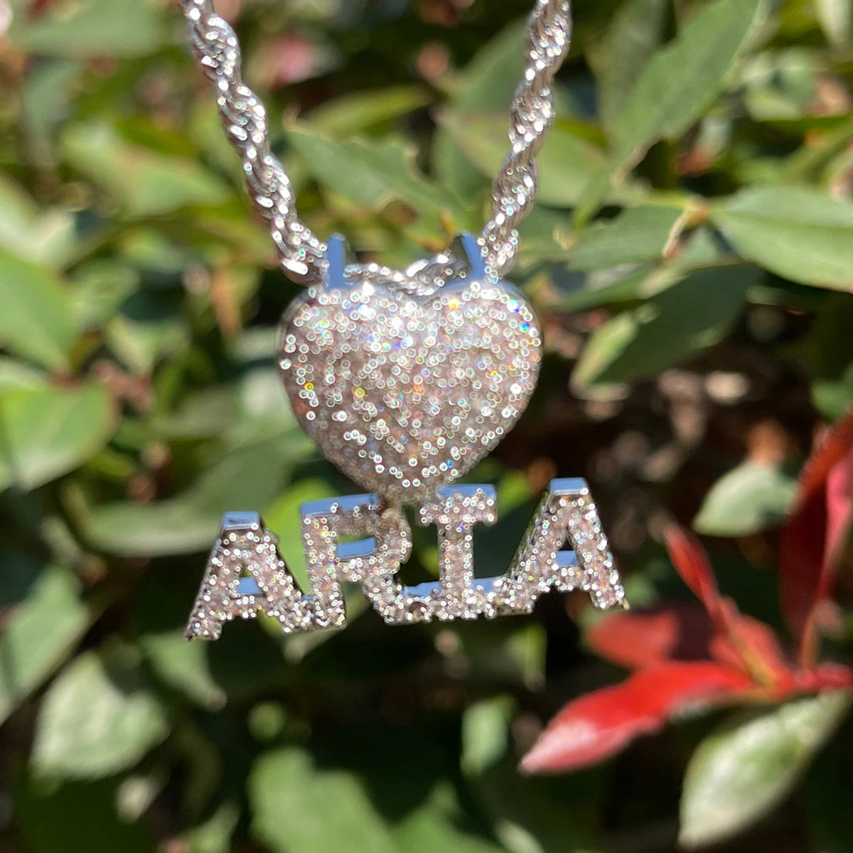 Bling "Love" Custom Pendant