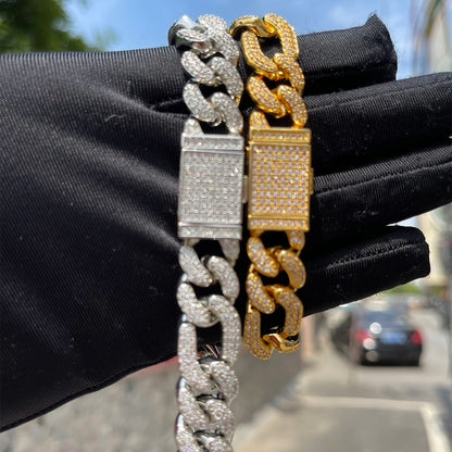 Bling "Figaro" Bracelet