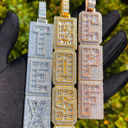 Bling "Xanax" Custom Pendant