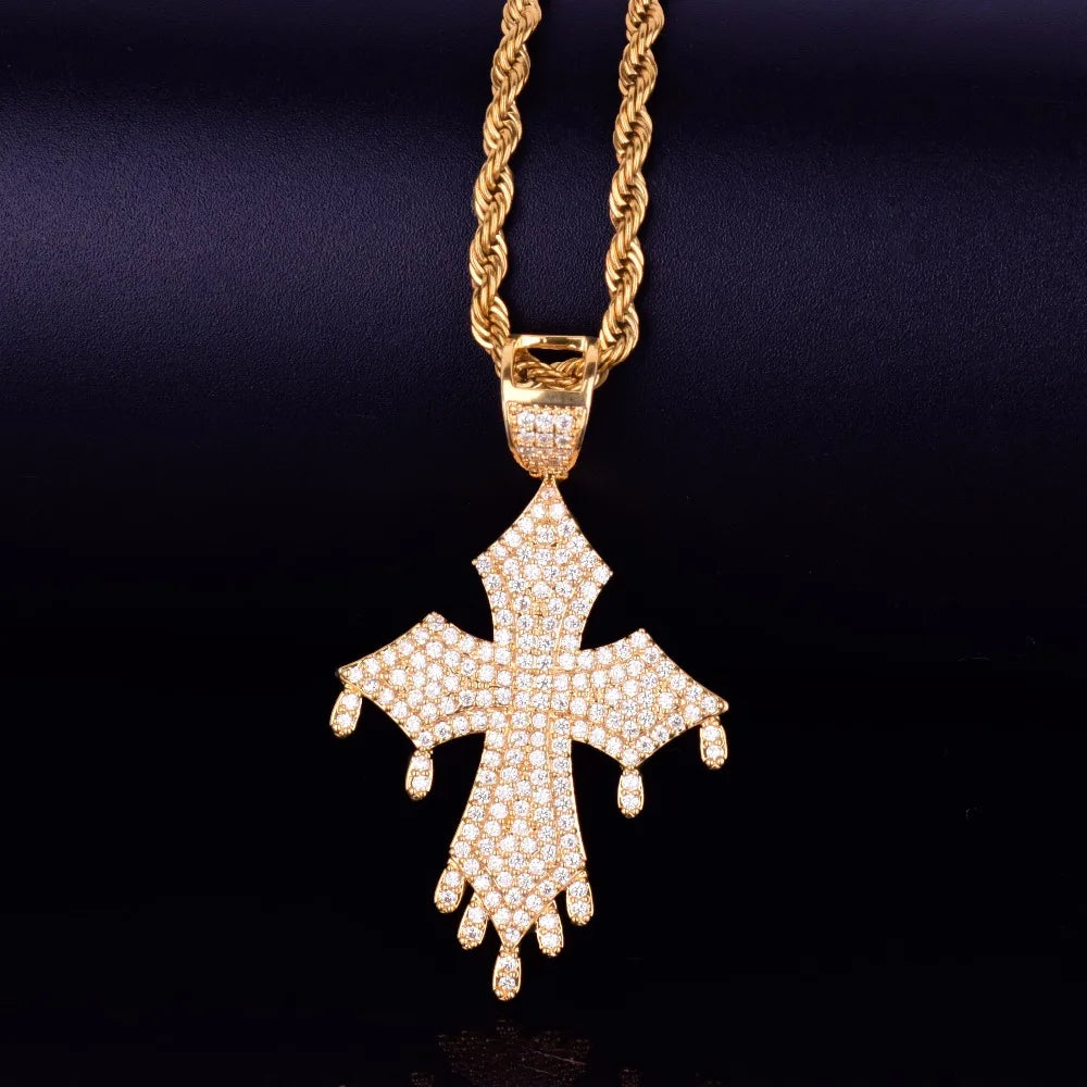 Bling "Cross" Pendant XIV
