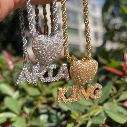 Bling "Love" Custom Pendant