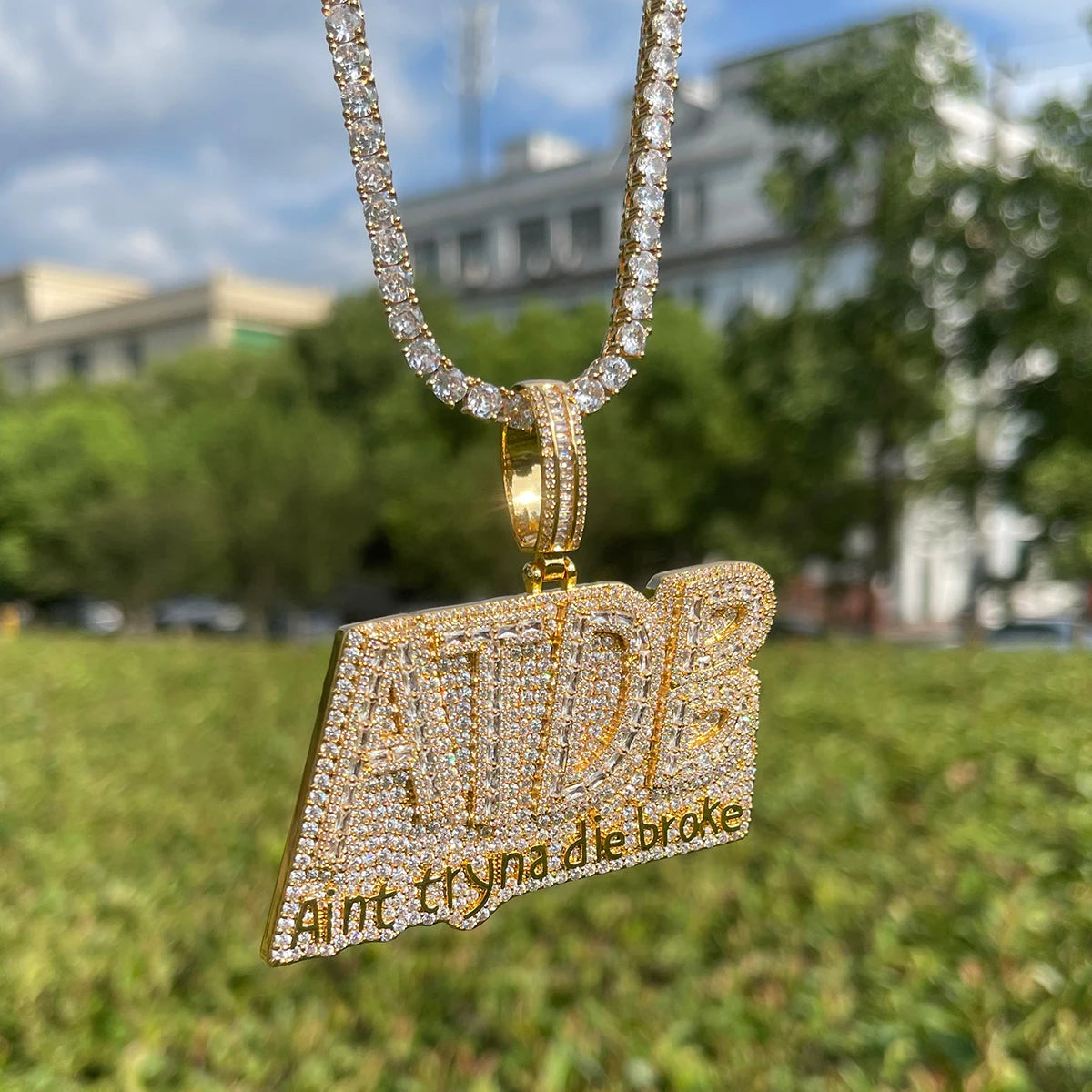 Bling "ATDB" Pendant
