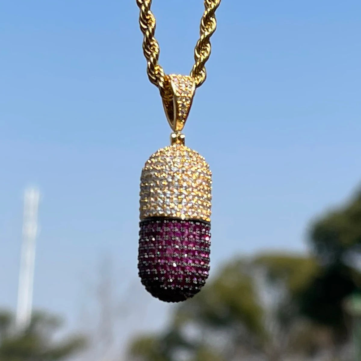 Bling "Magic Pill" Pendant