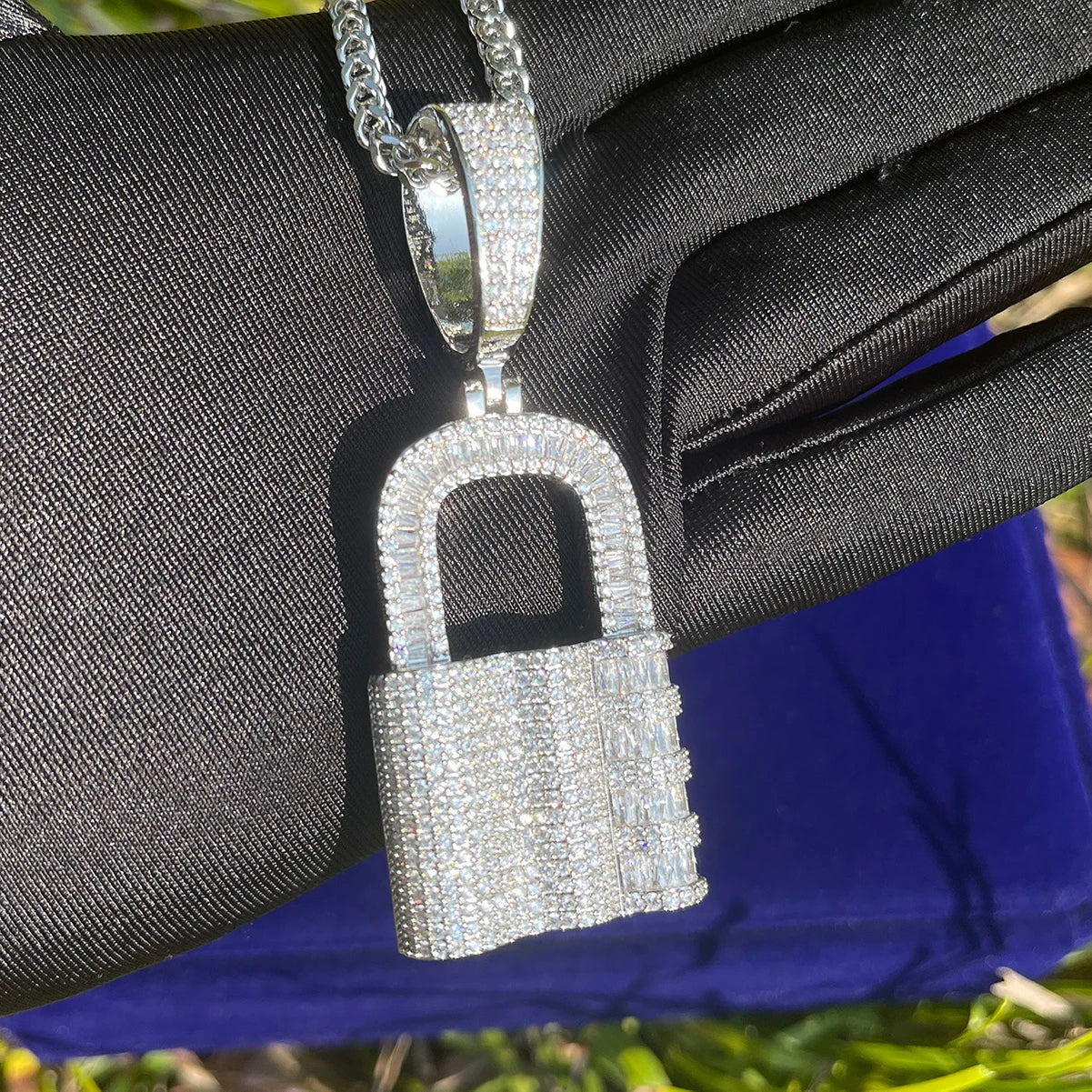 Bling "Lock" Pendant II