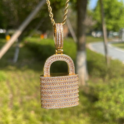 Bling "Lock" Pendant