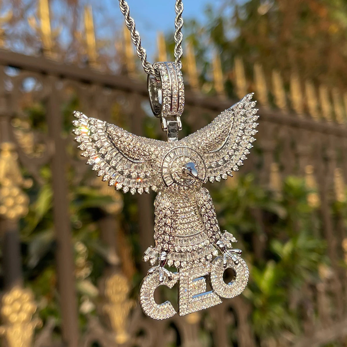 Bling "Big Eagle CEO" Pendant