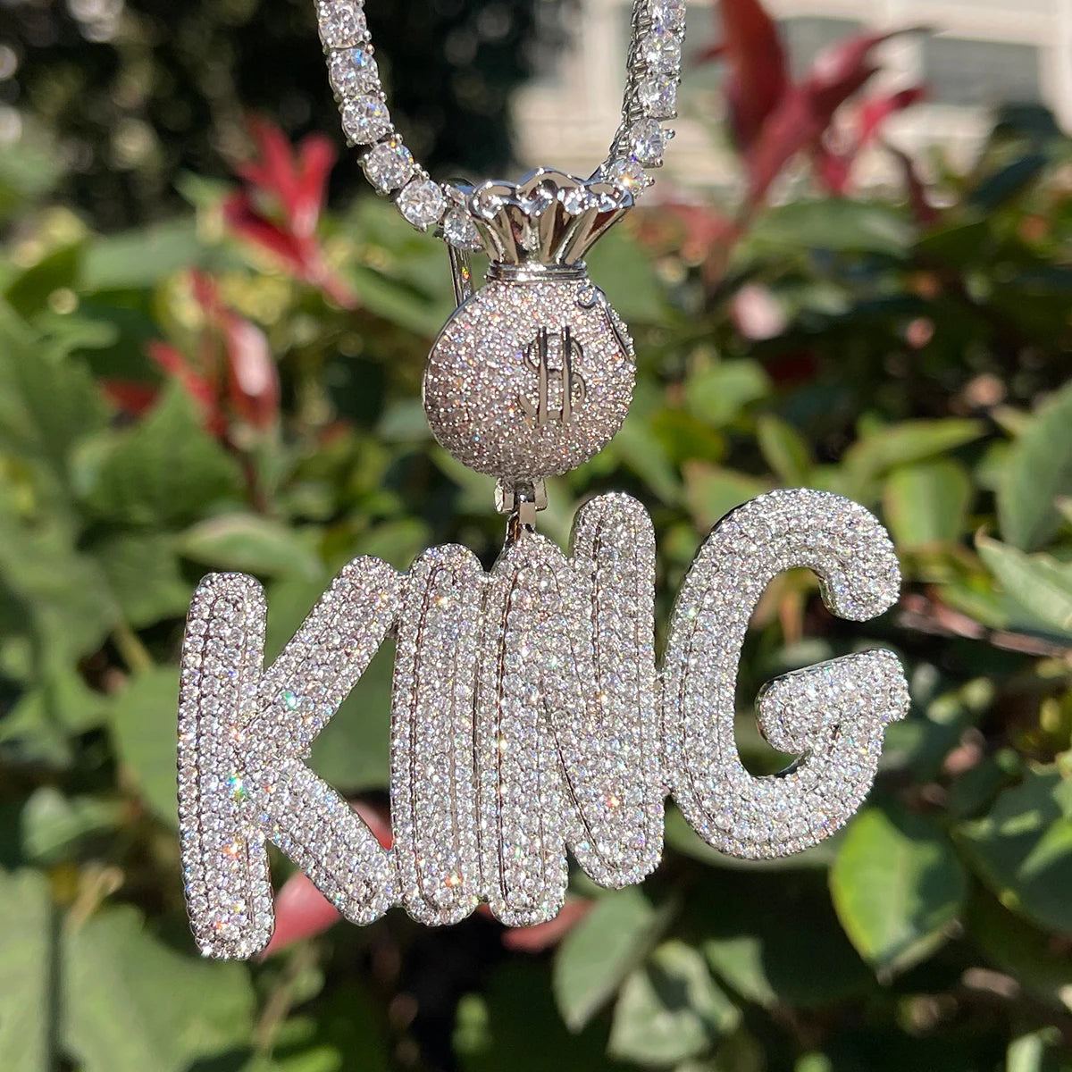 Bling "Money Bag" Custom Pendant II