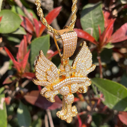 Bling "Cross" Pendant XVIII