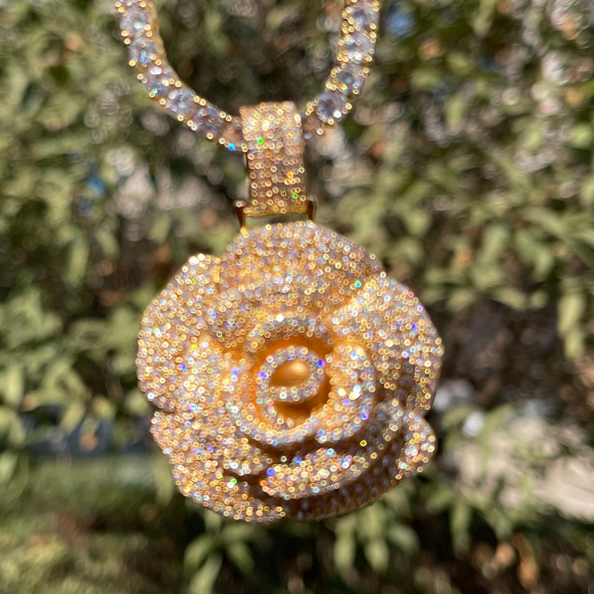 Bling "Rose" Pendant